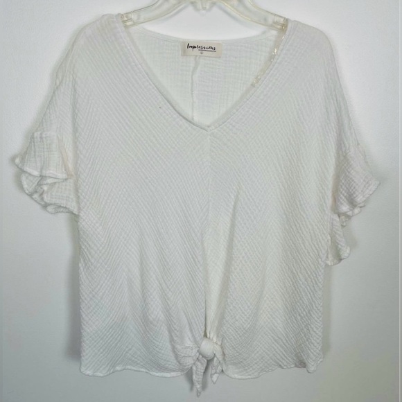 Impressions Oversized Top Large - Picture 1 of 4